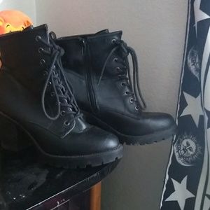Black leather Zigi Soho boots.  8.5 womens
